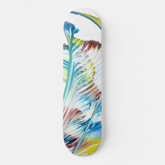 Wanderer 1 Buntes Abstractes Skateboard Deck