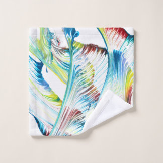 Wanderer 1 Buntes abstraktes Badetuch-Set Badhandtuch Set