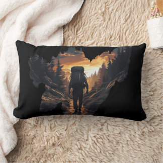 Wanderer Adventure Lumbar Pillow - Natur Explorer Lendenkissen