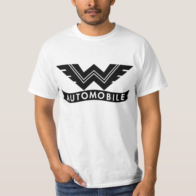 Wanderer-Automobilemblem T-Shirt (Vorderseite)
