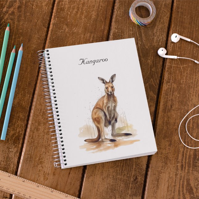 Wanderer extérieur : aquarelle Kangaroo personnali (Créateur téléchargé)