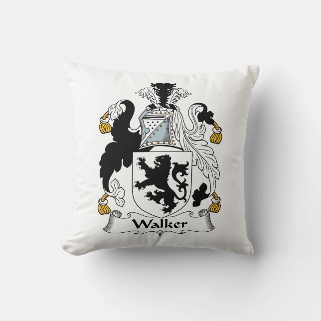 Wanderer-Familienwappen Kissen (Vorderseite)
