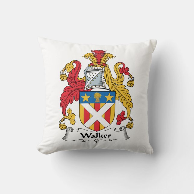 Wanderer-Familienwappen Kissen (Vorderseite)