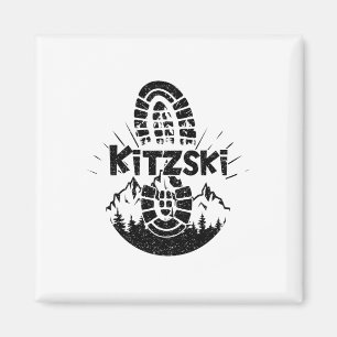 Wanderer Kitzski Tirol Österreich Urlaub Magnet