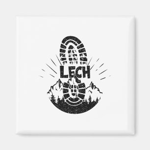 Wanderer Lech Vorarlberg Österreich Urlaub  Magnet
