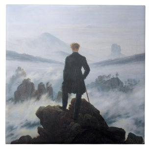 Wanderer oberhalb des Nebelmeers (von C.D. Friedri Fliese