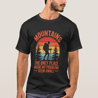 Wanderer Rucksacktour Outdoor Camping Wandern T-Shirt