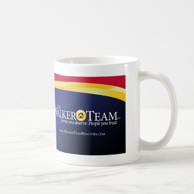 Wanderer-Teamrealtors-Tasse Kaffeetasse (Rechts)