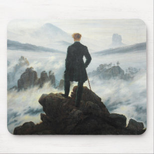 Wanderer über dem Nebel-Meer, Friedrich Mousepad