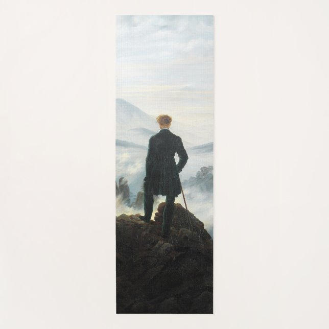 Wanderer über dem Nebel-Meer, Friedrich Yogamatte (Vorderseite)