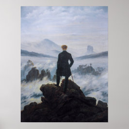 Wanderer über dem Nebelmeer – Friedrich Poster