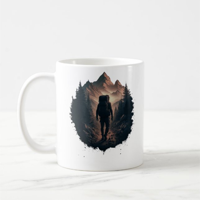 Wandererlebnis-Tasse - BergExplorer Kaffeetasse (Links)