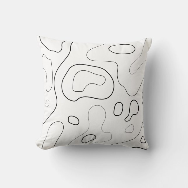 Wanderer's Throw Kissen (Vorderseite)