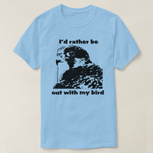 Wanderfalke-Falknerei-T-Shirt T-Shirt