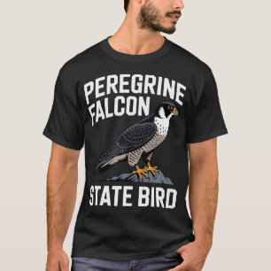 Wanderfalke Staatsvogel Flug T-Shirt