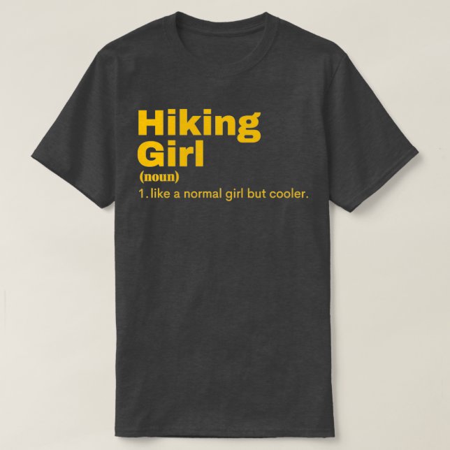 WanderGirl Wandern T-Shirt (Design vorne)