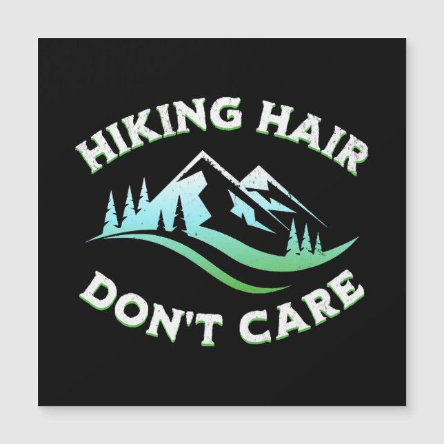 Wanderhair ist dir egal magnetkarte (Vorderseite)