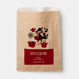 Wanderhexe Halloween Spider Web Kindergeburtstag Geschenktütchen