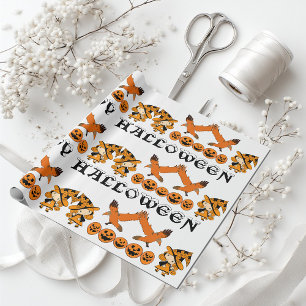 WanderHexensprechende Kürbislaternen Halloween Geschenkpapier