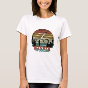Wanderin Frau Wandern Vintage T-Shirt