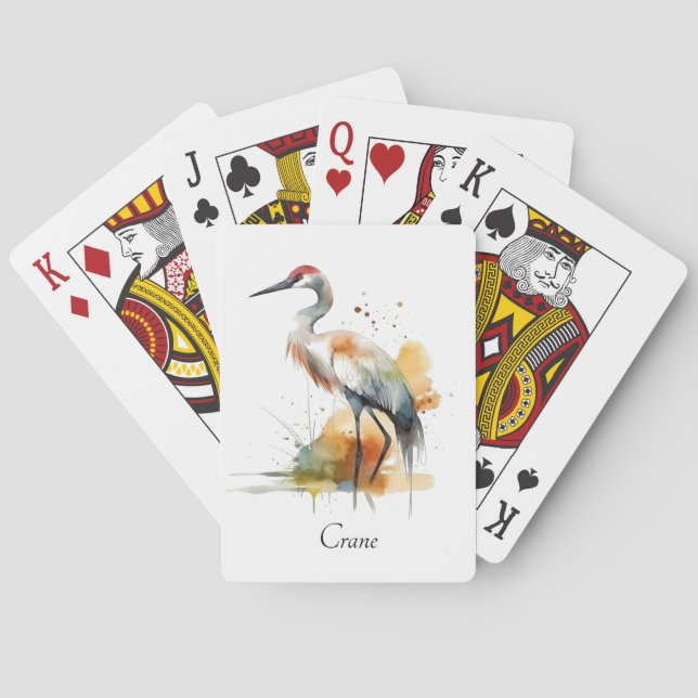 Wanderkranich, individuell spielkarten (Rückseite)
