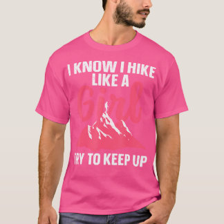 Wanderkunst für Männer Frauen Outdoor Naturekamp T-Shirt