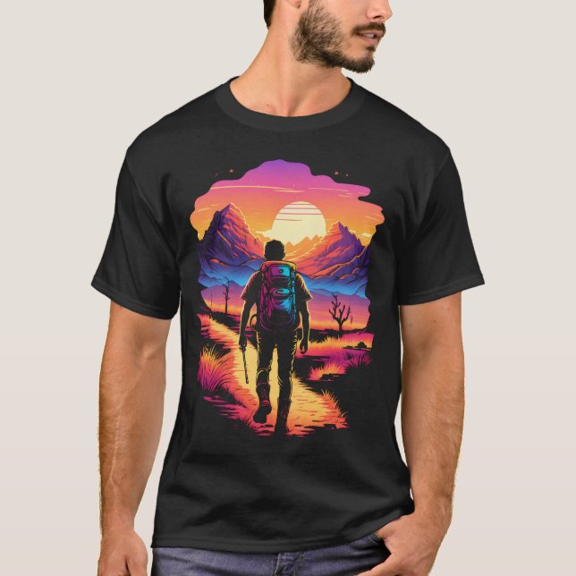 Wanderlandschaft T-Shirt (Vorderseite)