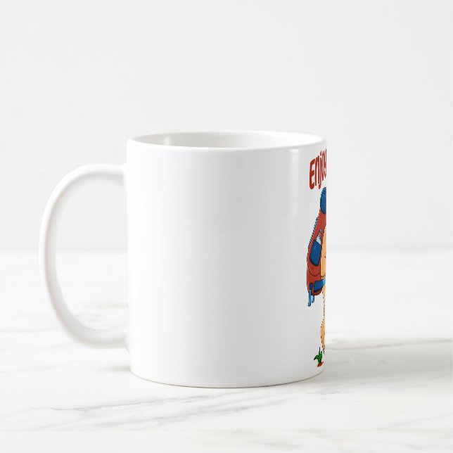 Wanderloth Kaffeetasse (Links)