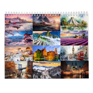 Wanderlust 2025: Ein Reisekalender Inspiriert Kalender