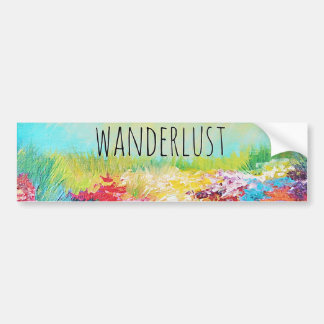 WANDERLUST abstrakte Autoaufkleber