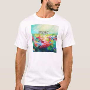 WANDERLUST abstrakte T-Shirt