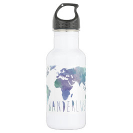 Wanderlust-Aquarell-Wasser-Flasche Trinkflasche