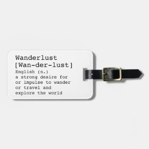 Wanderlust Bag Gepäckanhänger