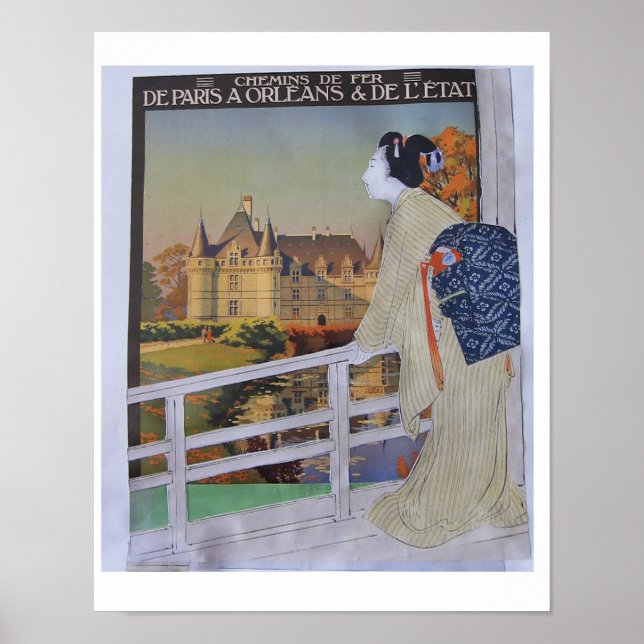 Wanderlust - collage art poster (Vorne)