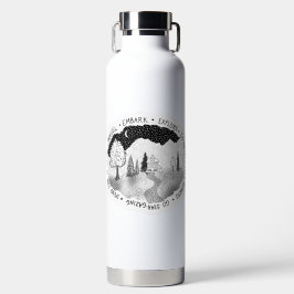 Wanderlust für Naturliebhaber & Abenteurer Trinkflasche