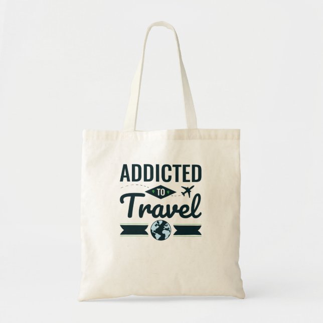 Wanderlust für Reisende Tragetasche (Vorne)
