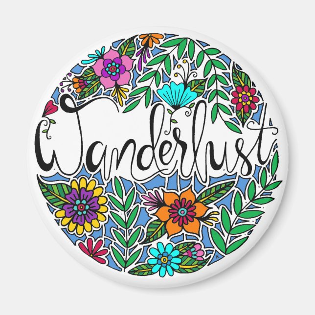 Wanderlust Magnet (Vorne)