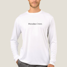 Wanderlust Men's Long Sleeve Bella Leinwand T-Shir Tri-Blend Shirt