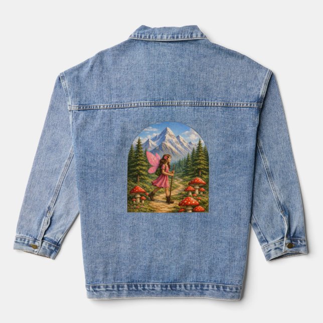 Wanderlust Mountain Fairy Hiker Fairycore Mushroom (Verso)