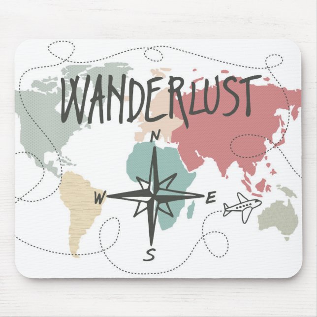 Wanderlust Mousepad (Vorne)