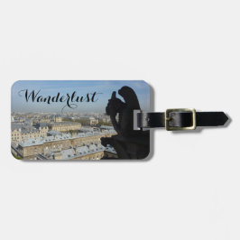 Wanderlust (Pariswasserspeier u. -ansicht) Gepäckanhänger