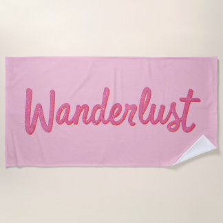 Wanderlust Pink Dream Puppe | Mädchenhaftes Dollco Strandtuch