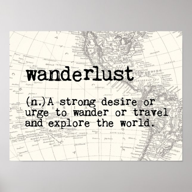 Wanderlust Poster (Vorne)