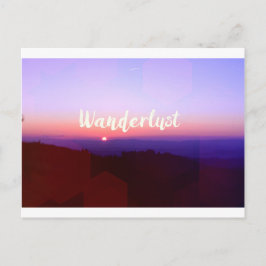 Wanderlust Postkarte