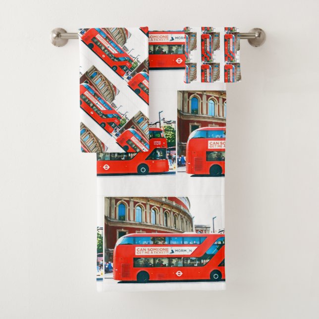 Wanderlust Red London Bus Ride Voyageur Funky  (En situation)