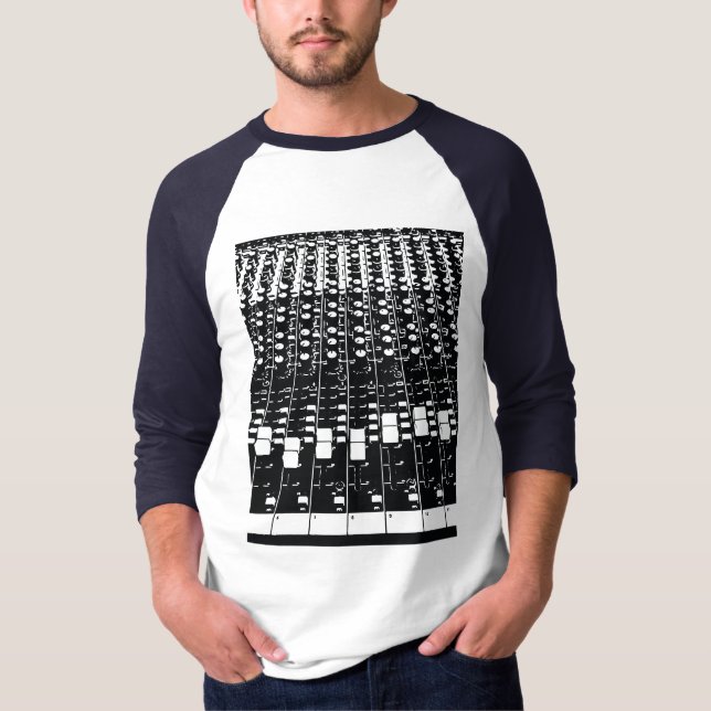 Wanderlust Sound Mix Board EDM Musikfestival T-Shirt (Vorderseite)