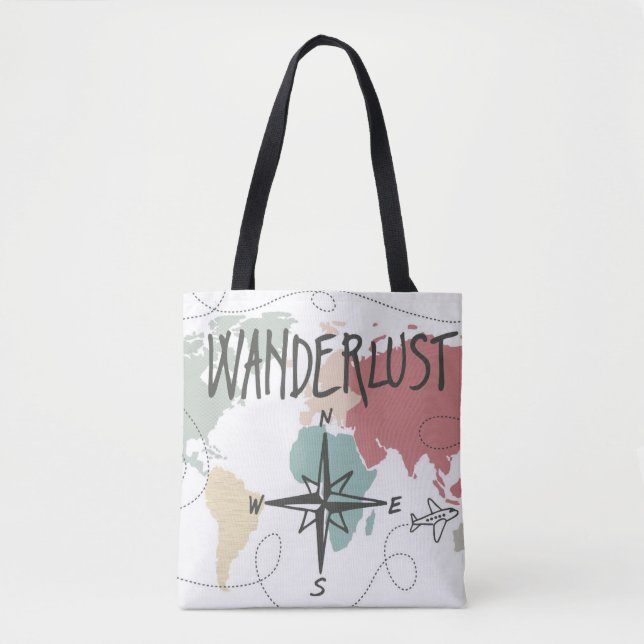 Wanderlust Tasche (Vorderseite)