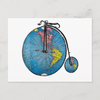 Wanderlust Vintag Bike Postkarte