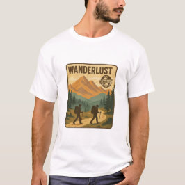 Wanderlust Wandern Yellowstone Nationalpark T-Shirt