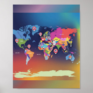 Wanderlust wartet poster